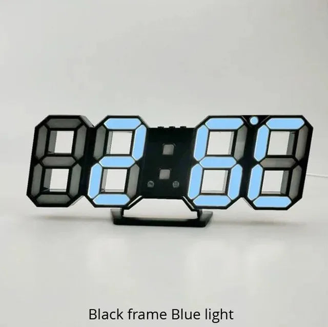 Digital Wall Clock Desk Watches Electronic Alarm Modern Home Decoration for Bedroom Decor Interior Led Table Clocks Living Room