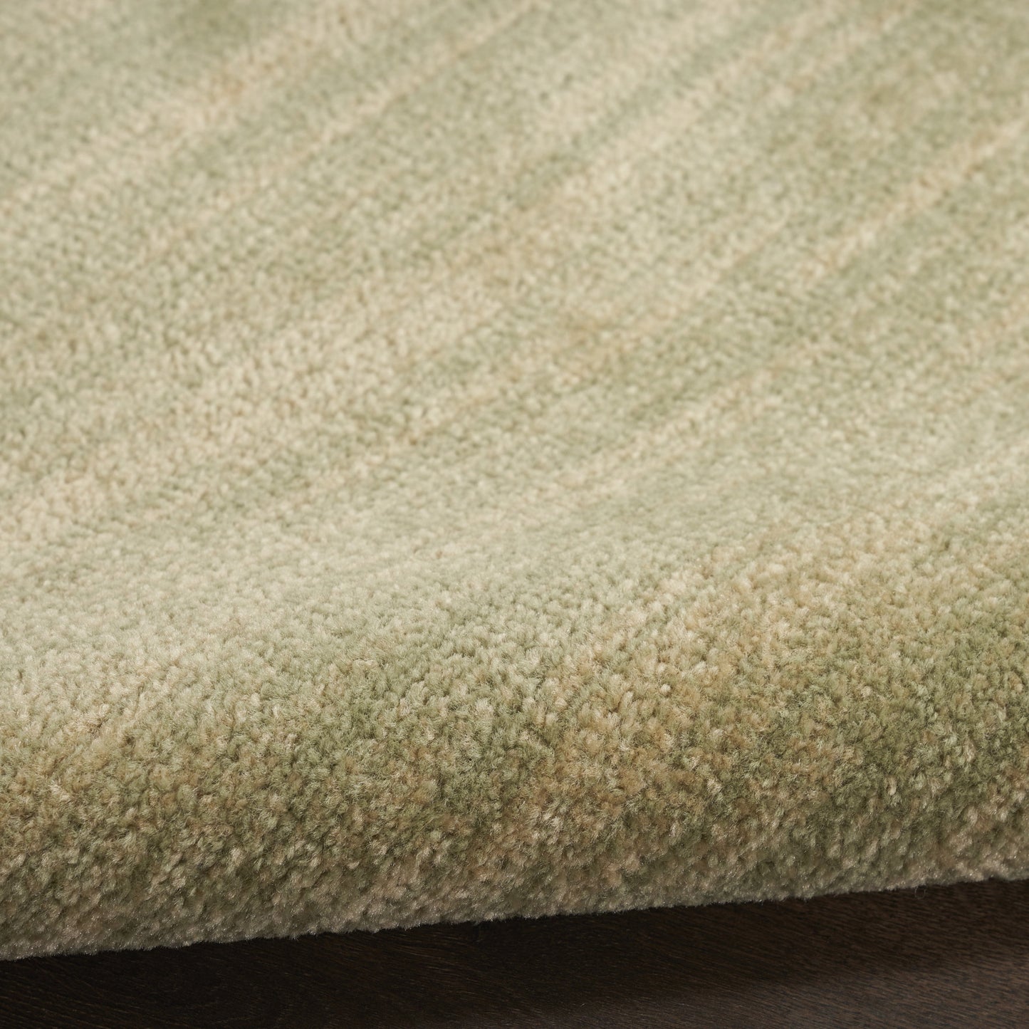 7' X 10' Green And Gold Abstract Indoor Outdoor Area Rug