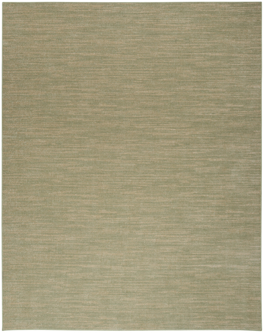 7' X 10' Green And Gold Abstract Indoor Outdoor Area Rug