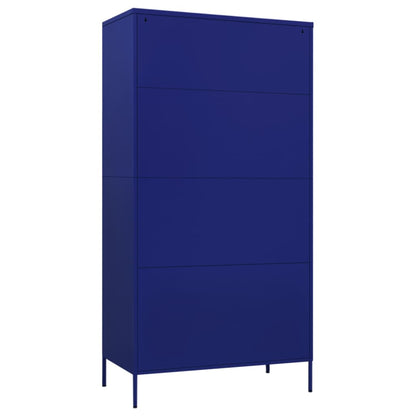 vidaXL Wardrobe Armoire Closet Clothes Storage Organizer for Bedroom Steel