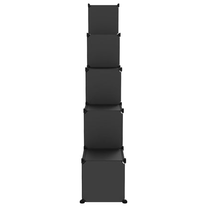 shelving system with 15 cubes PP   shelving system