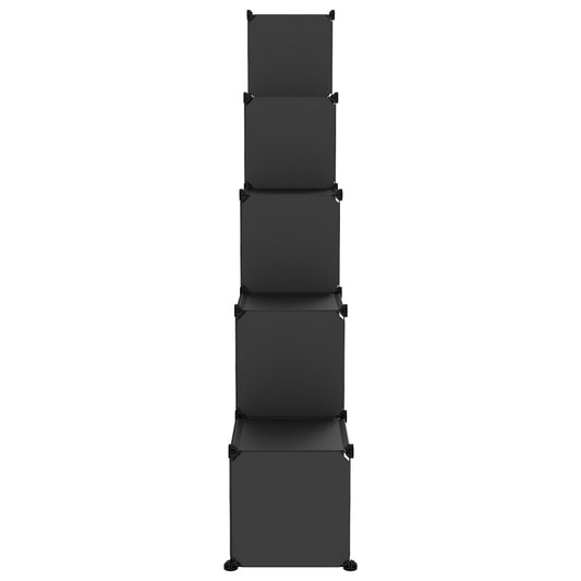 shelving system with 15 cubes PP   shelving system
