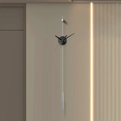 Morden Wall Clocks Metal Watches Silent Clocks Round Wall Decoration Products Creative Light Luxury Artistic Unique Design