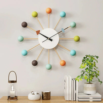 Home Wall Watch Simple Color Watch Creative Silent Fashion Dopamine Wall Watch