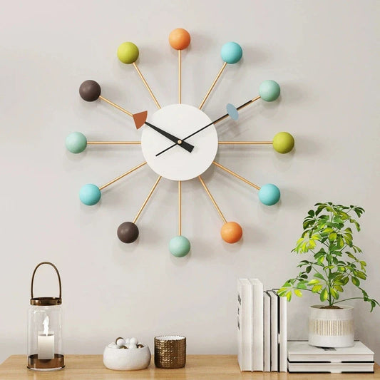 Home Wall Watch Simple Color Watch Creative Silent Fashion Dopamine Wall Watch