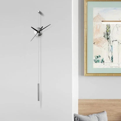 Morden Wall Clocks Metal Watches Silent Clocks Round Wall Decoration Products Creative Light Luxury Artistic Unique Design