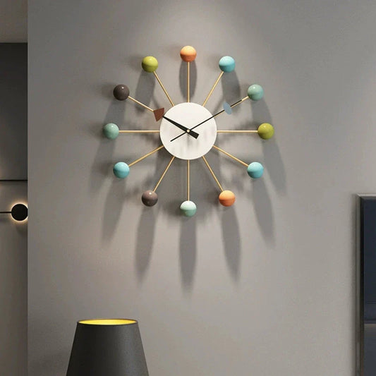 Home Wall Watch Simple Color Watch Creative Silent Fashion Dopamine Wall Watch