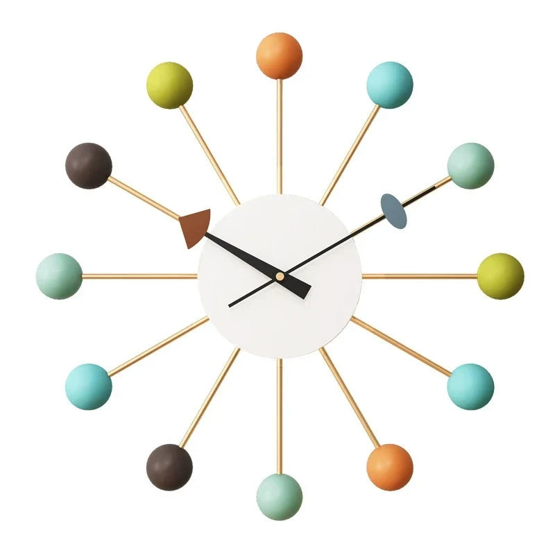 Home Wall Watch Simple Color Watch Creative Silent Fashion Dopamine Wall Watch