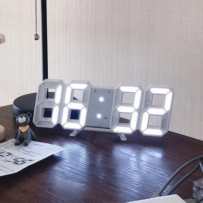 Digital Wall Clock Desk Watches Electronic Alarm Modern Home Decoration for Bedroom Decor Interior Led Table Clocks Living Room