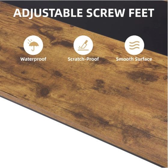 79.5" Modern Computer Desk - Metal Frame Writing Desk for Home Office