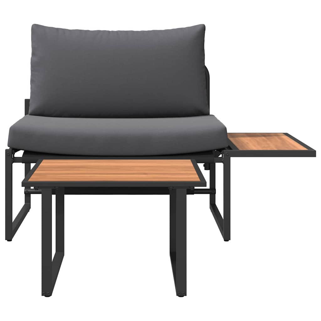 Garden Sofa Set 2 pcs Anthracite   Garden Sofa Set 2