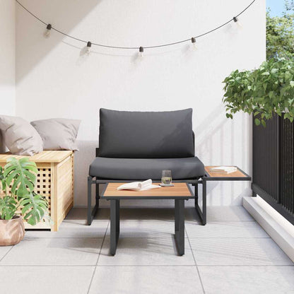 Garden Sofa Set 2 pcs Anthracite   Garden Sofa Set 2